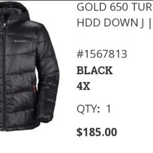 Men puffer coat